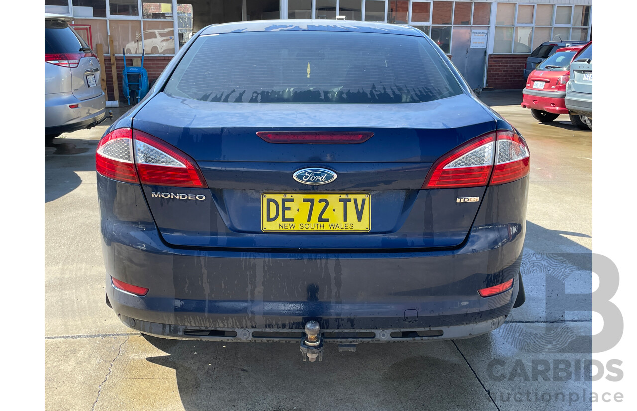 3/2008 Ford Mondeo TDCi MA 4d Sedan Blue 2.0L