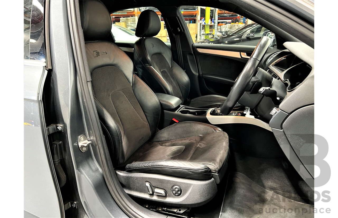 5/2013 Audi A4 S-Line 2.0TFSI Quattro B8 (8K) MY13 4d Sedan Grey 2.0L Turbo