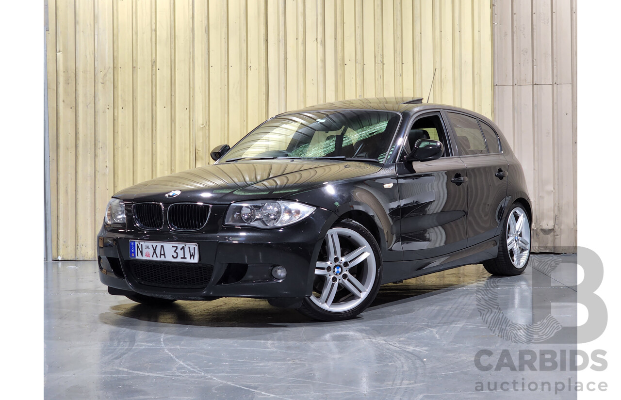 9/2010 BMW 118d E87 MY09 5d Hatchback Black 2.0L Turbo Diesel