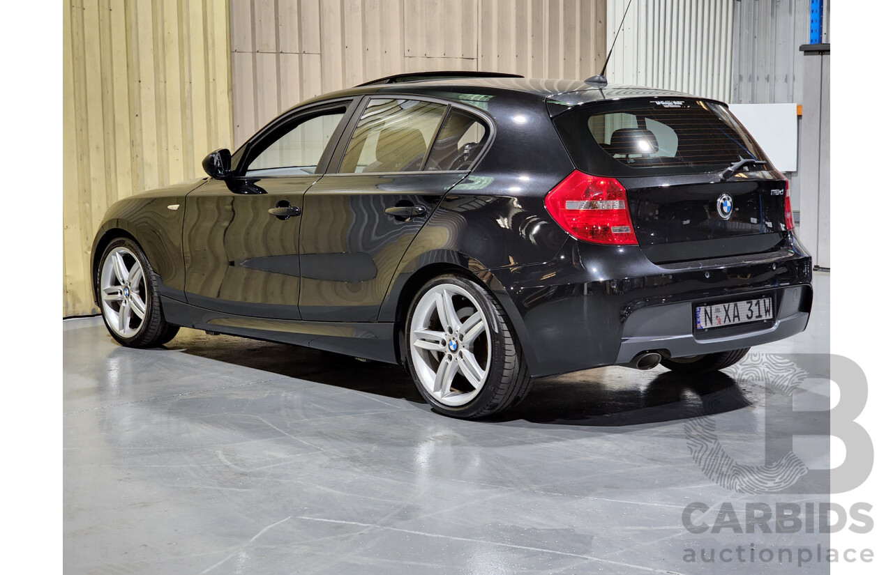 9/2010 BMW 118d E87 MY09 5d Hatchback Black 2.0L Turbo Diesel
