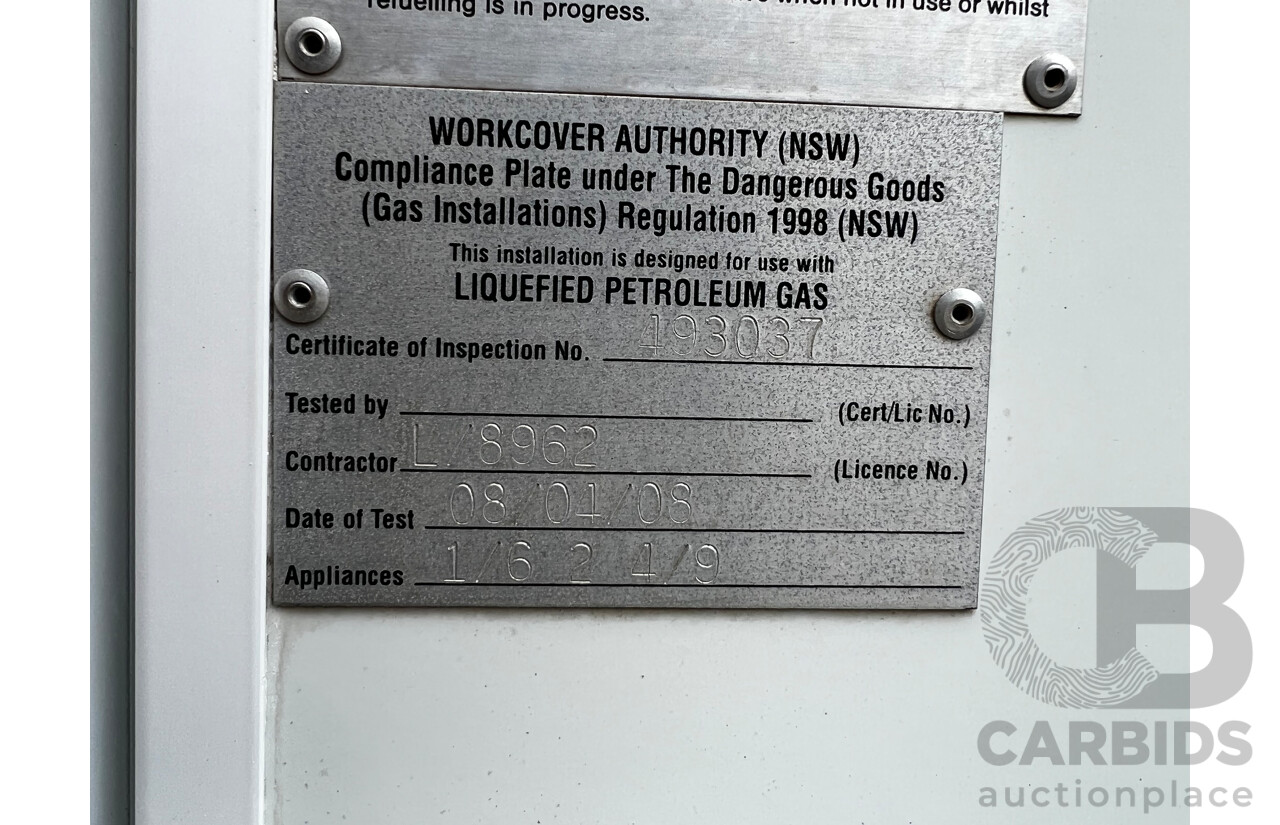 02/2008 Iveco 50C18 6sp Auto Winnebago RV 3L Turbo Diesel   