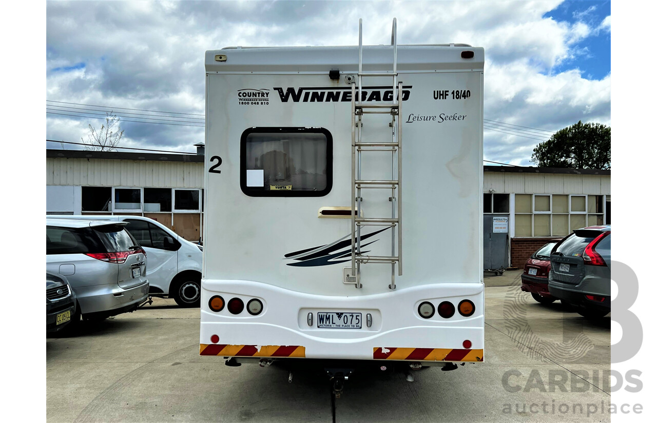 02/2008 Iveco 50C18 6sp Auto Winnebago RV 3L Turbo Diesel   