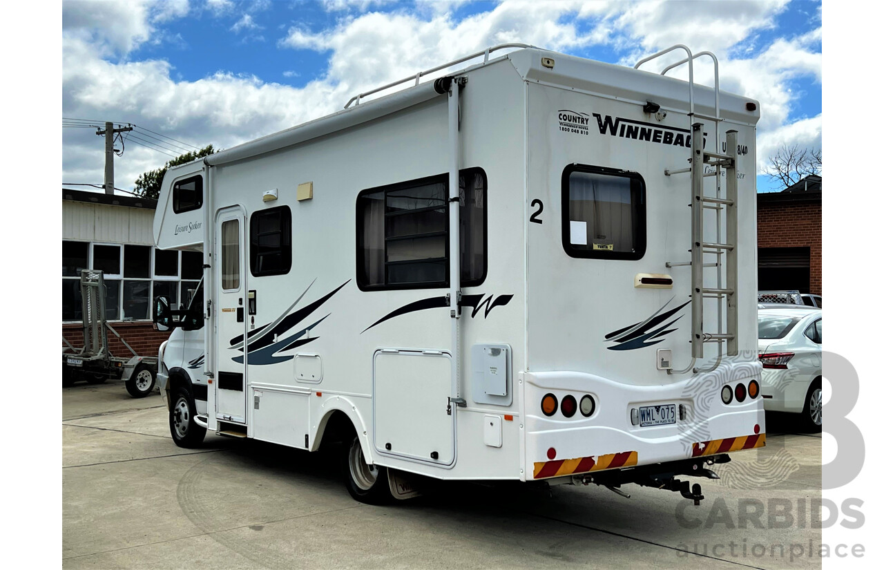 02/2008 Iveco 50C18 6sp Auto Winnebago RV 3L Turbo Diesel   