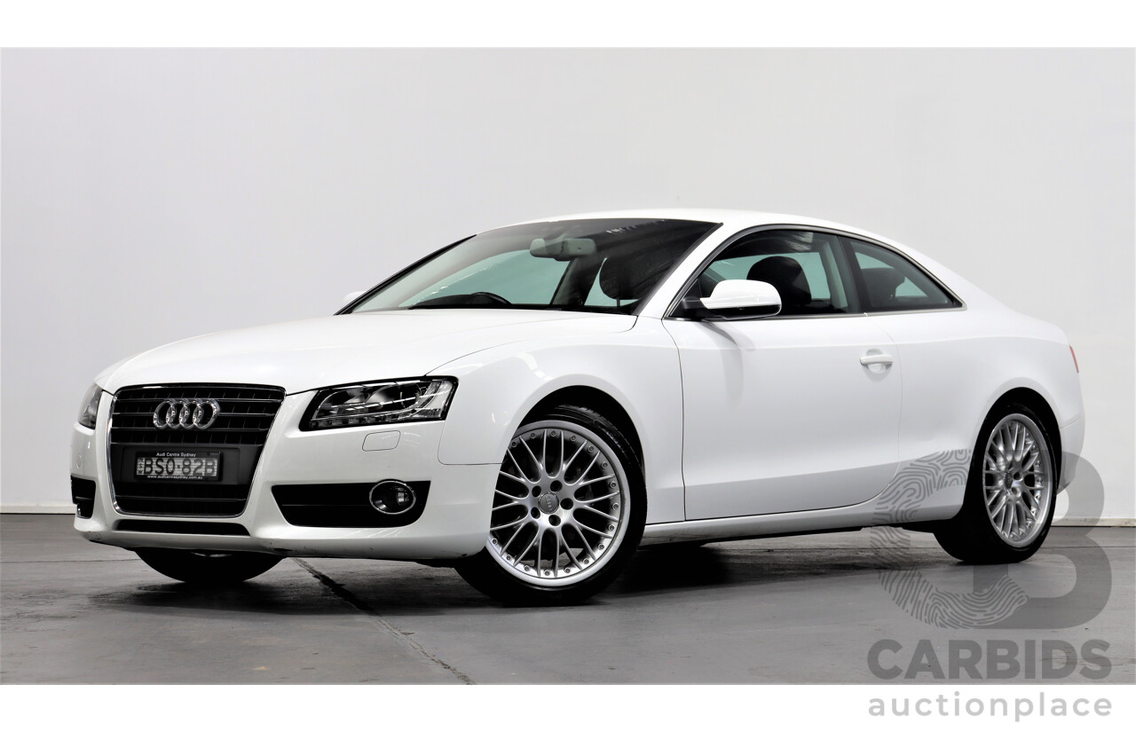9/2010 Audi A5 2.0 TFSI 8T 2d Coupe White 2.0L Turbo
