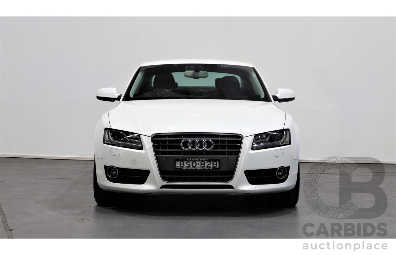 9/2010 Audi A5 2.0 TFSI 8T 2d Coupe White 2.0L Turbo
