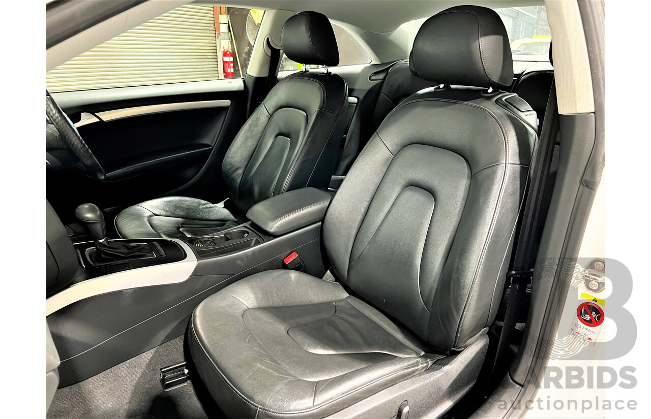 9/2010 Audi A5 2.0 TFSI 8T 2d Coupe White 2.0L Turbo