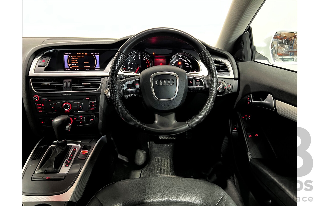 9/2010 Audi A5 2.0 TFSI 8T 2d Coupe White 2.0L Turbo