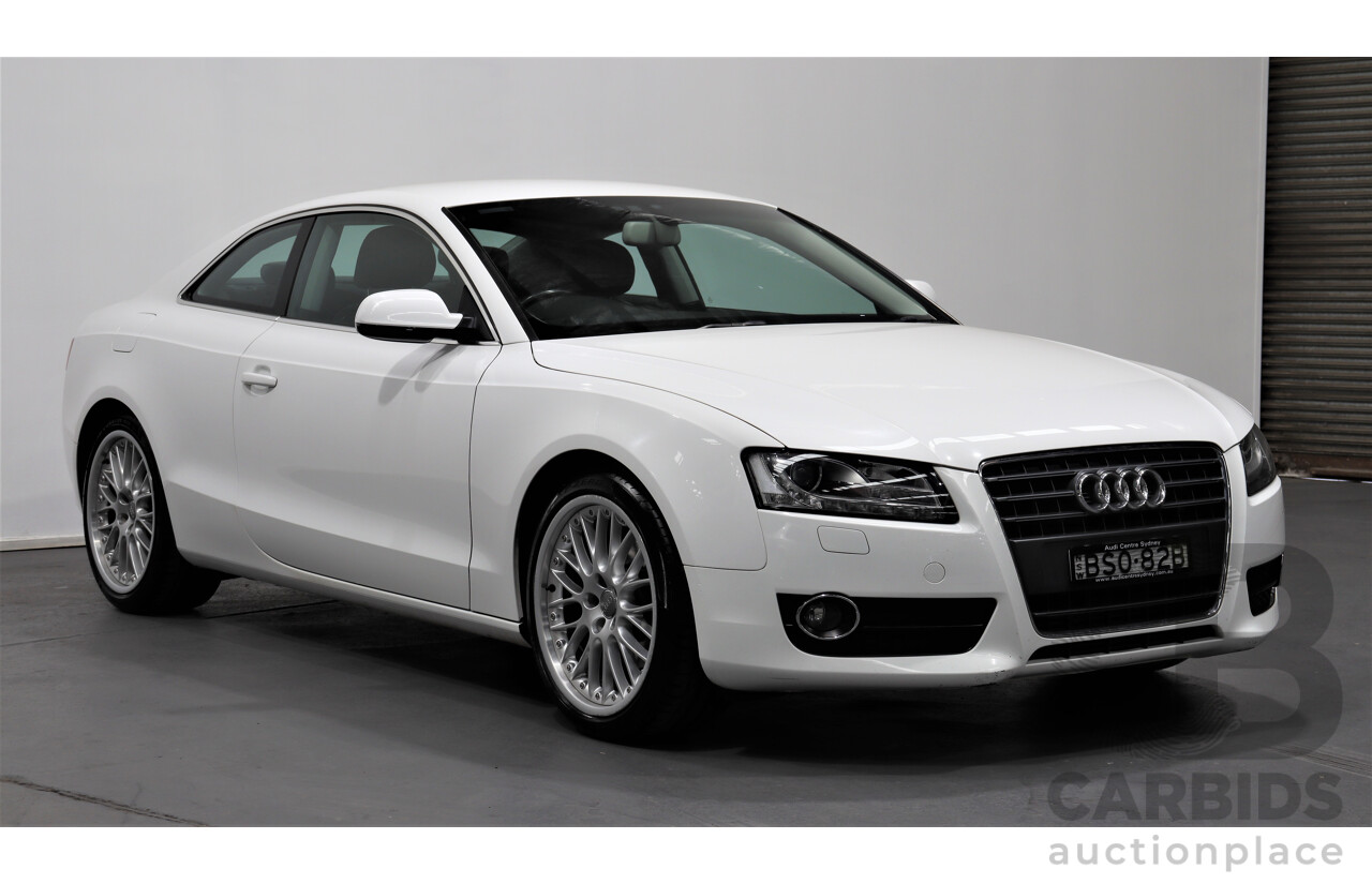 9/2010 Audi A5 2.0 TFSI 8T 2d Coupe White 2.0L Turbo
