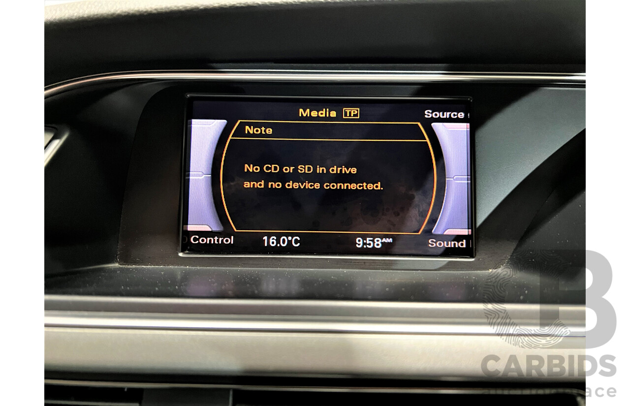 9/2010 Audi A5 2.0 TFSI 8T 2d Coupe White 2.0L Turbo