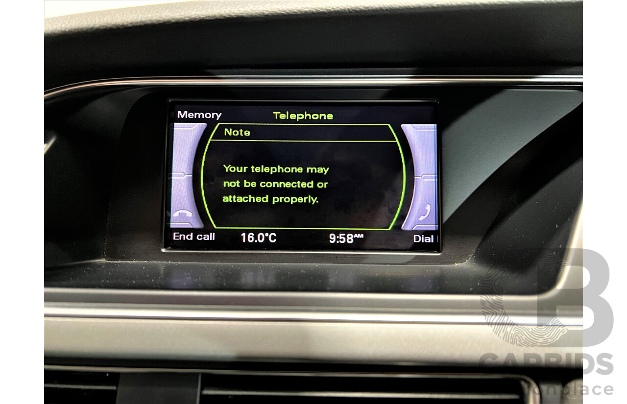 9/2010 Audi A5 2.0 TFSI 8T 2d Coupe White 2.0L Turbo