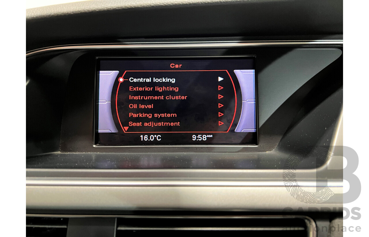 9/2010 Audi A5 2.0 TFSI 8T 2d Coupe White 2.0L Turbo