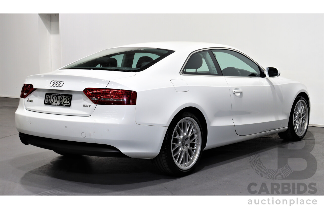 9/2010 Audi A5 2.0 TFSI 8T 2d Coupe White 2.0L Turbo