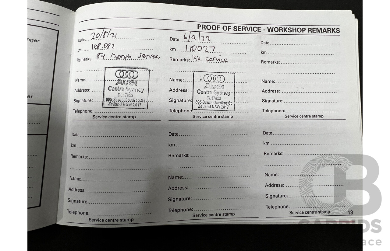 9/2010 Audi A5 2.0 TFSI 8T 2d Coupe White 2.0L Turbo