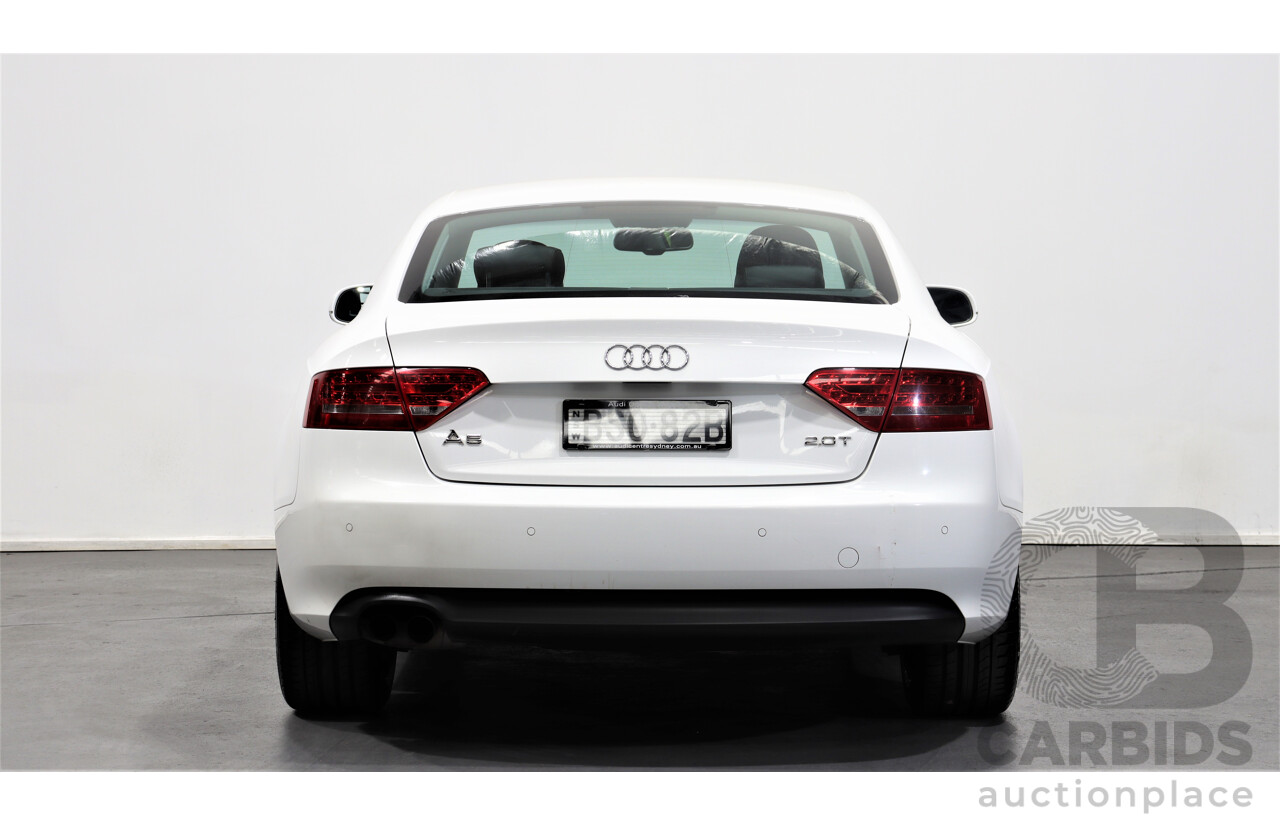 9/2010 Audi A5 2.0 TFSI 8T 2d Coupe White 2.0L Turbo