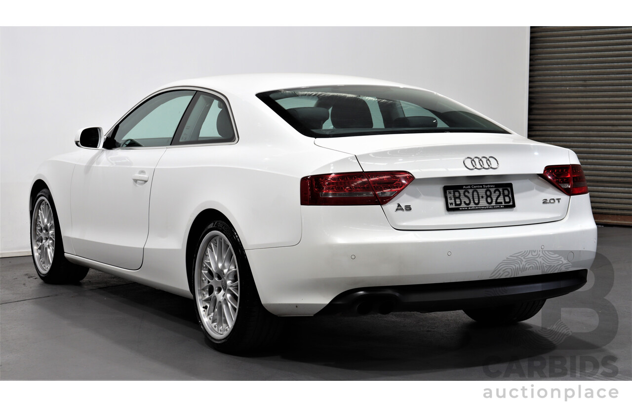 9/2010 Audi A5 2.0 TFSI 8T 2d Coupe White 2.0L Turbo