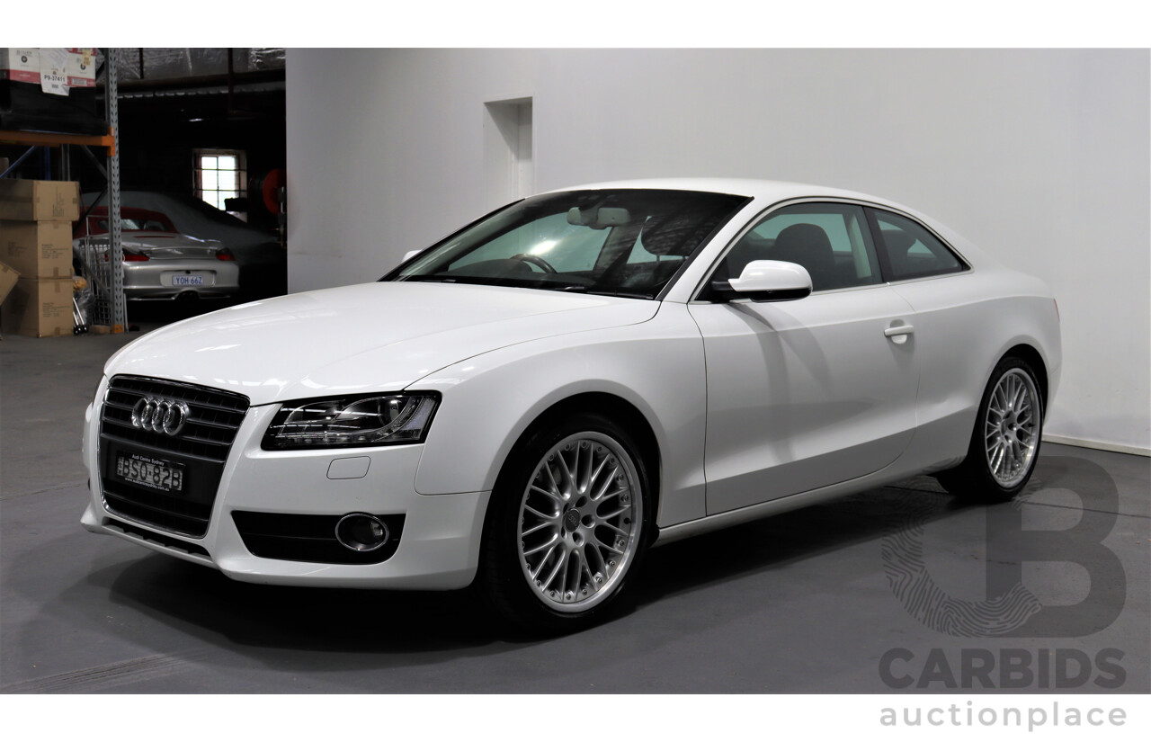 9/2010 Audi A5 2.0 TFSI 8T 2d Coupe White 2.0L Turbo