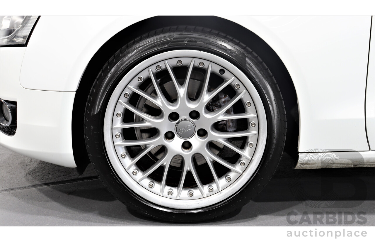 9/2010 Audi A5 2.0 TFSI 8T 2d Coupe White 2.0L Turbo
