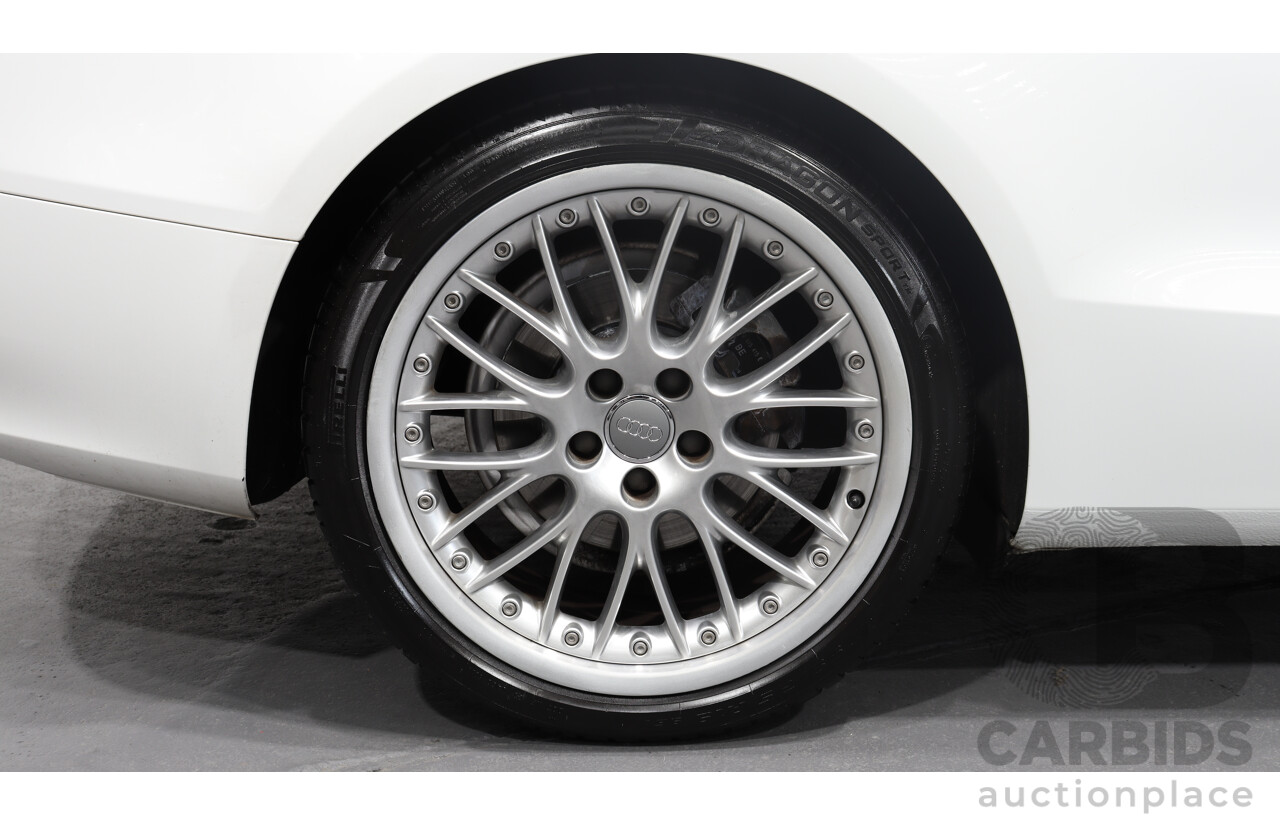 9/2010 Audi A5 2.0 TFSI 8T 2d Coupe White 2.0L Turbo