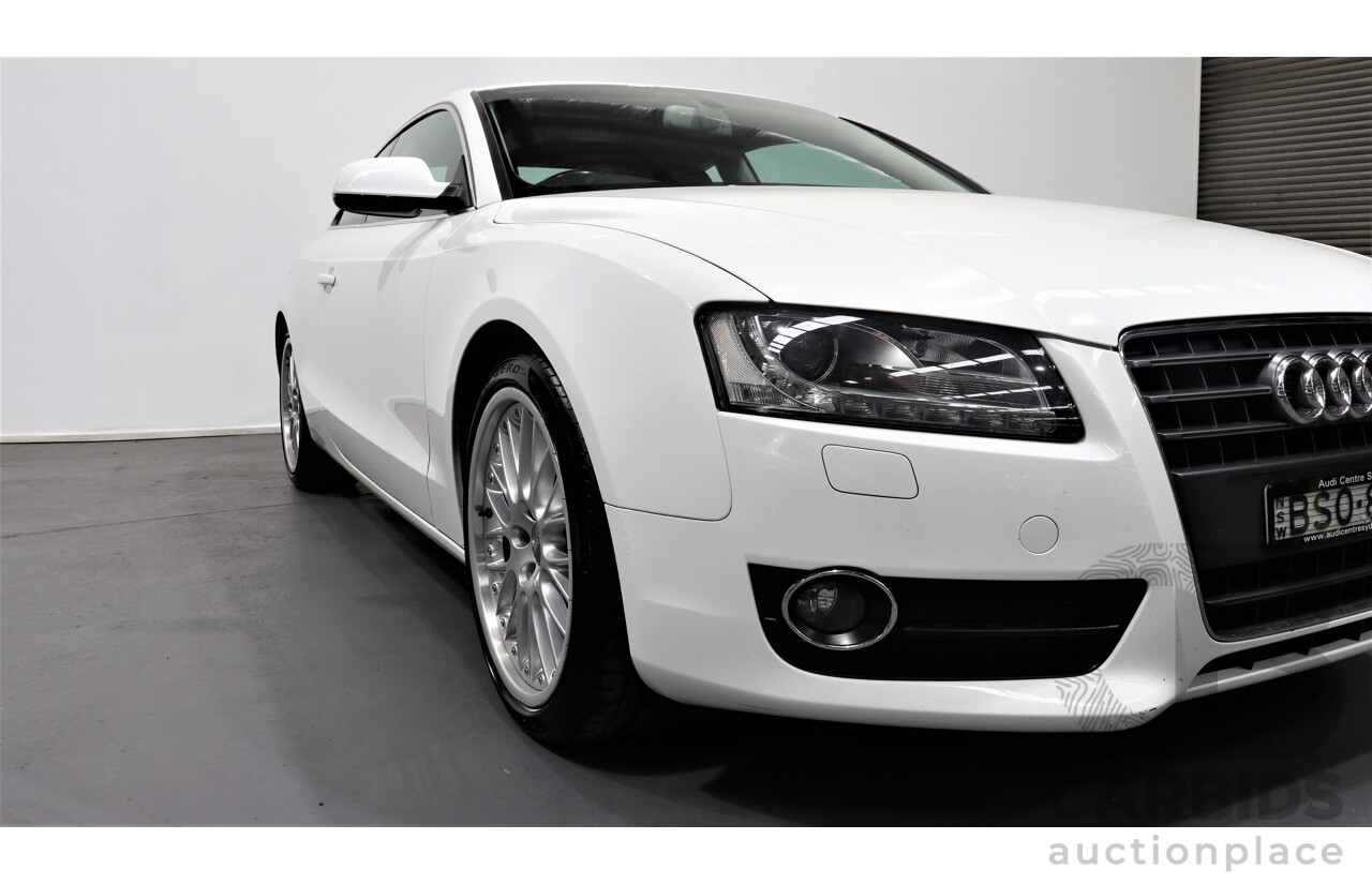 9/2010 Audi A5 2.0 TFSI 8T 2d Coupe White 2.0L Turbo