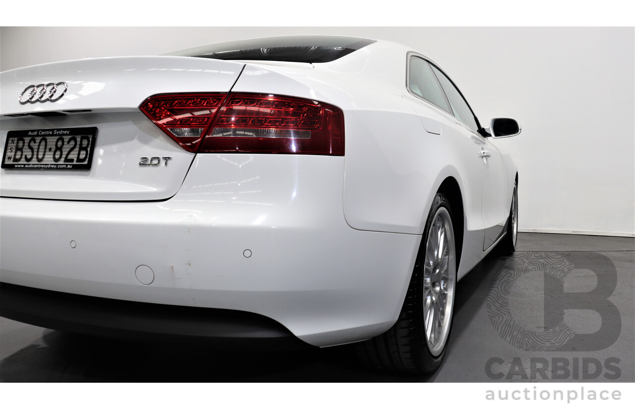 9/2010 Audi A5 2.0 TFSI 8T 2d Coupe White 2.0L Turbo