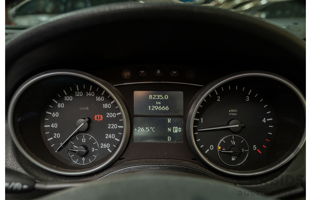 7/2010 Mercedes-Benz ML300 CDI BlueEfficency (4x4) W164 4d Wagon Iridium Silver Metallic V6 Turbo Diesel 3.0L