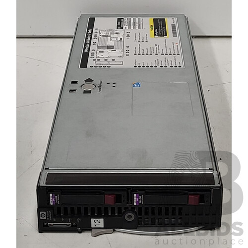 HP Proliant BL460c G7 Dual Intel Xeon (E5620) 2.40GHz-2.66GHz 4-Core CPU Blade Server