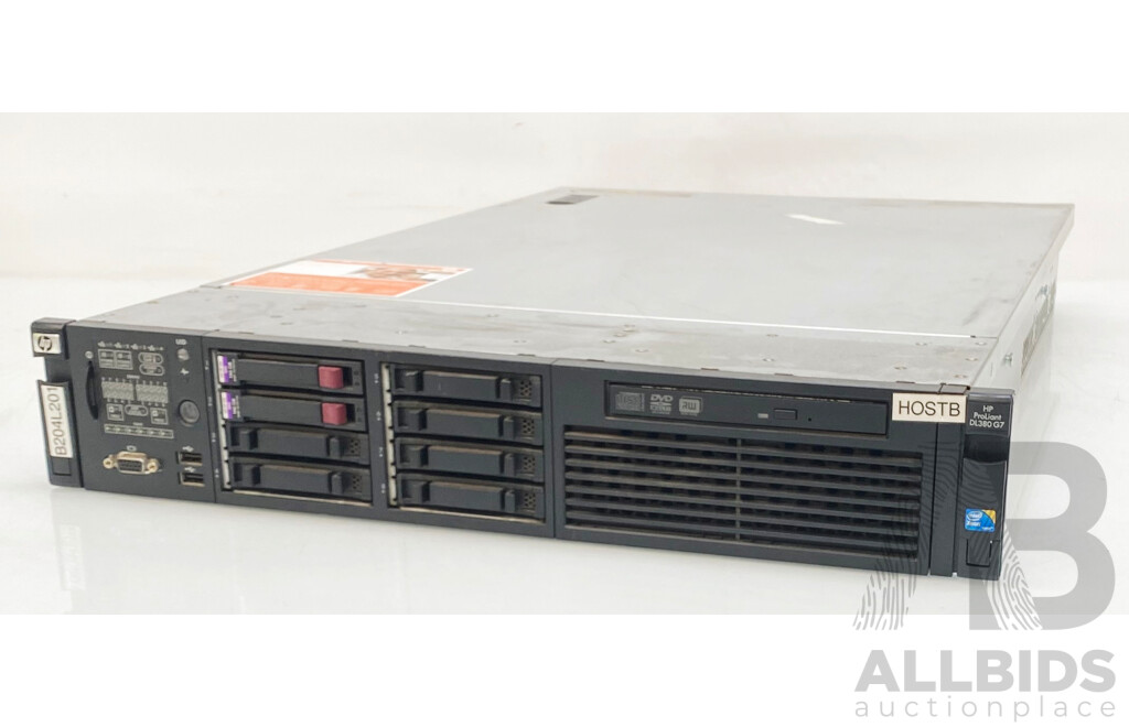 HP ProLiant DL380 G7 Dual Intel Xeon (X5650) 2.66GHz-3.06GHz 6-Core CPU 2RU Server