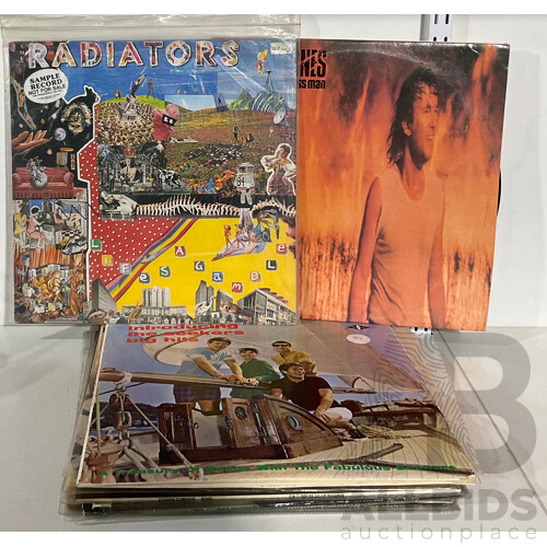 Collection of Ten LPs Including Austen Tayshus, InXS, Cheap Trick, Daryl Braithwaite and More