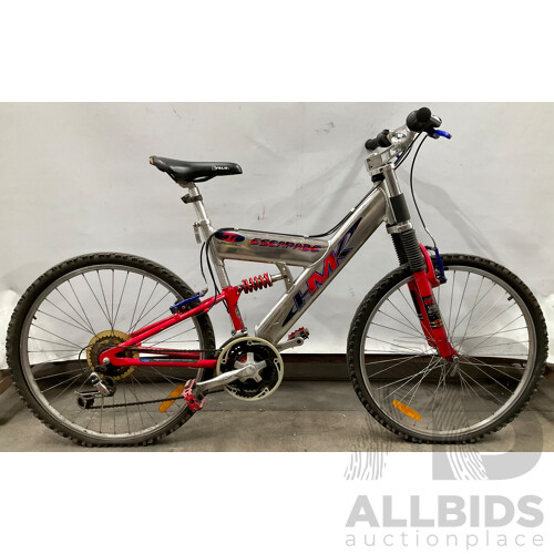 HMK Escapade T4T6 Mountain Bike - Silver/Red