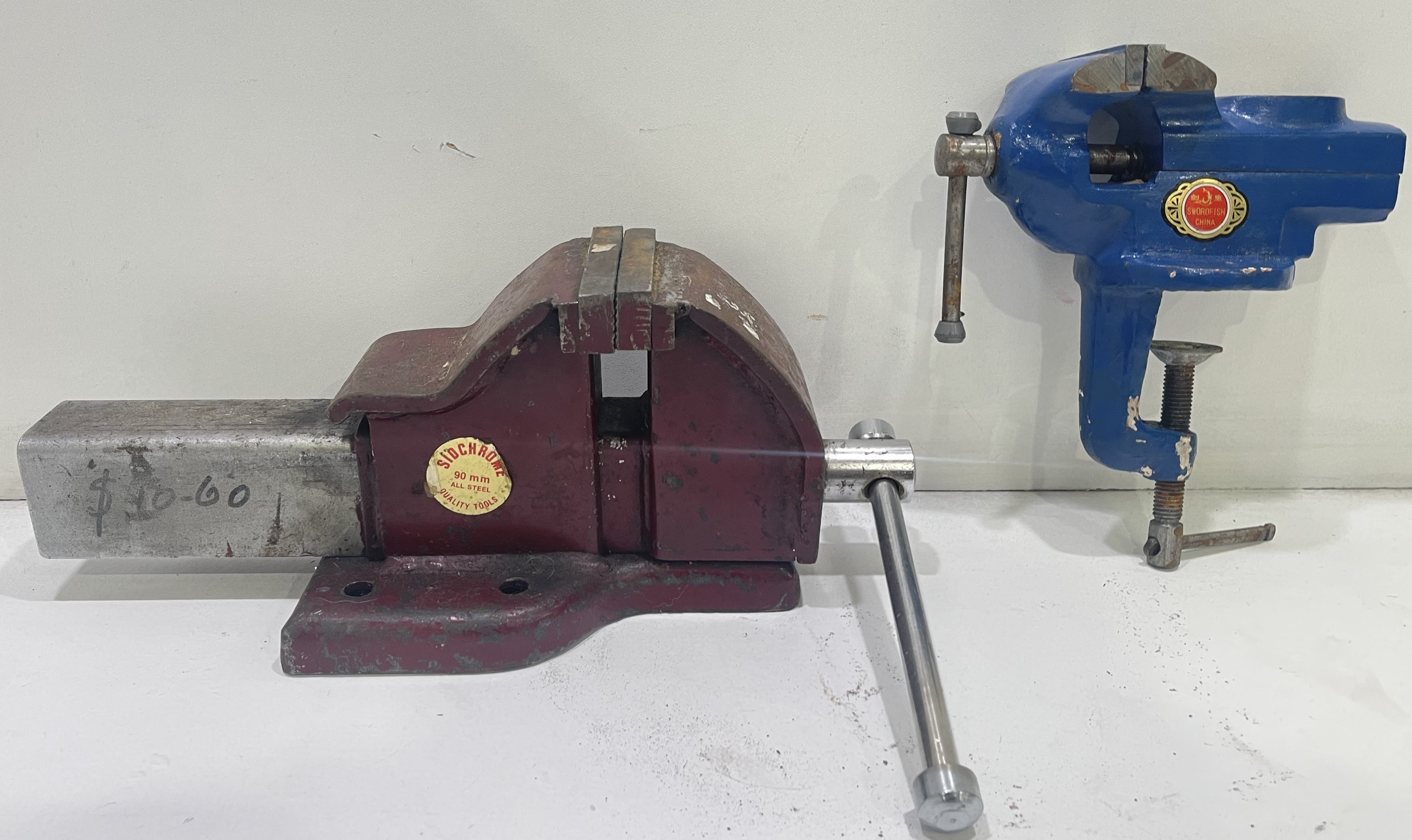 Sidchrome 90mm and Clamp Bench Lot 1398543 ALLBIDS