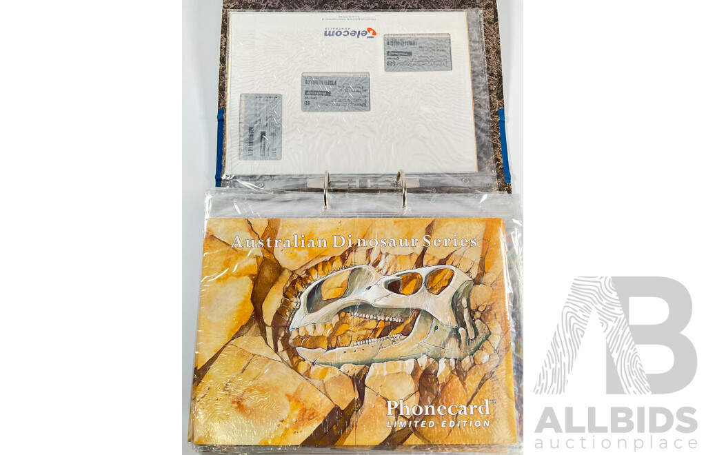 Album of Australian 1990's Telecom Mint Phone Cards and Phone Card Packs, States and Territories, Australia Day and More - Face Value Over $900