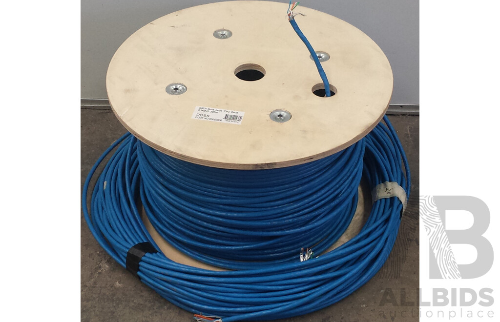 Doss SSTP CAT6 23AWG Sheilded Cable -1M - Partial Roll(approx 100 Meters)