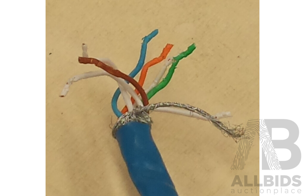 Doss SSTP CAT6 23AWG Sheilded Cable -1M - Partial Roll(approx 100 Meters)