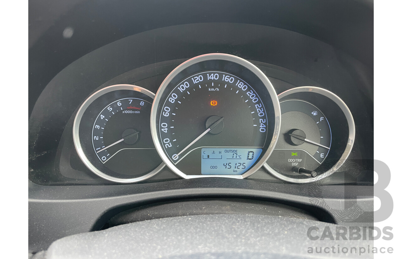 2/2016 Toyota Corolla Ascent Sport ZRE182R 5d Hatchback White 1.8L