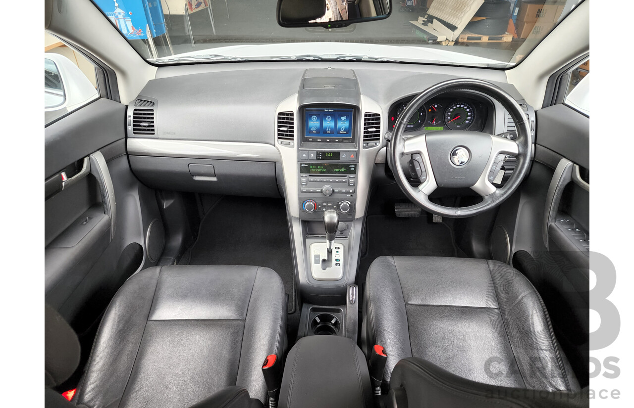 5/2010 Holden Captiva LX (4x4) CG MY10 4d Wagon White 2.0L Turbo Diesel - 7 Seater