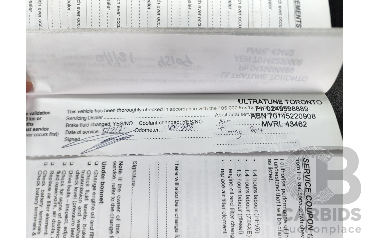 5/2010 Holden Captiva LX (4x4) CG MY10 4d Wagon White 2.0L Turbo Diesel - 7 Seater