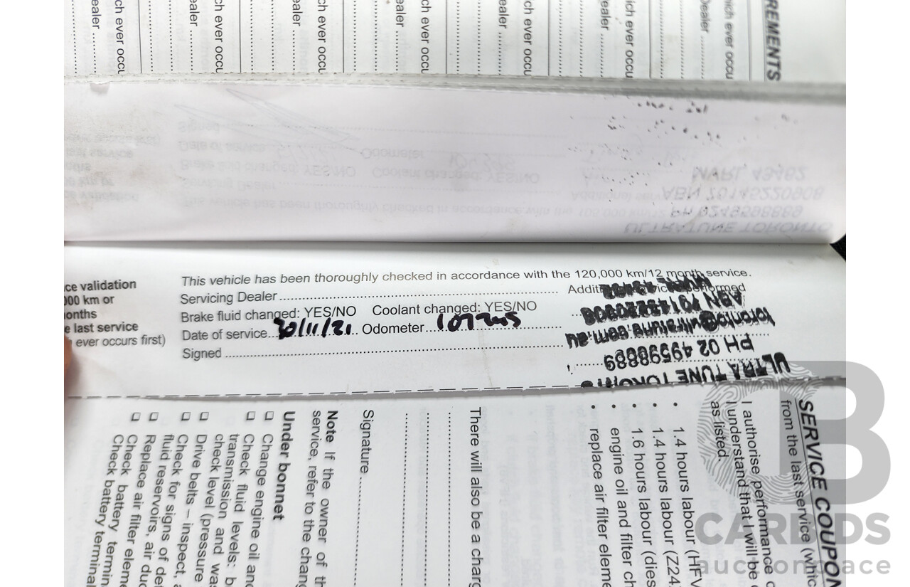 5/2010 Holden Captiva LX (4x4) CG MY10 4d Wagon White 2.0L Turbo Diesel - 7 Seater