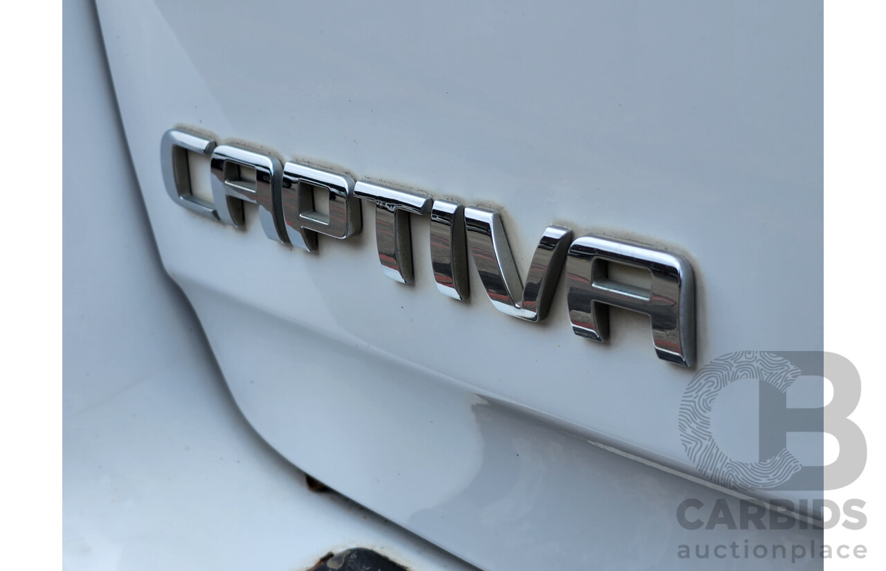 5/2010 Holden Captiva LX (4x4) CG MY10 4d Wagon White 2.0L Turbo Diesel - 7 Seater