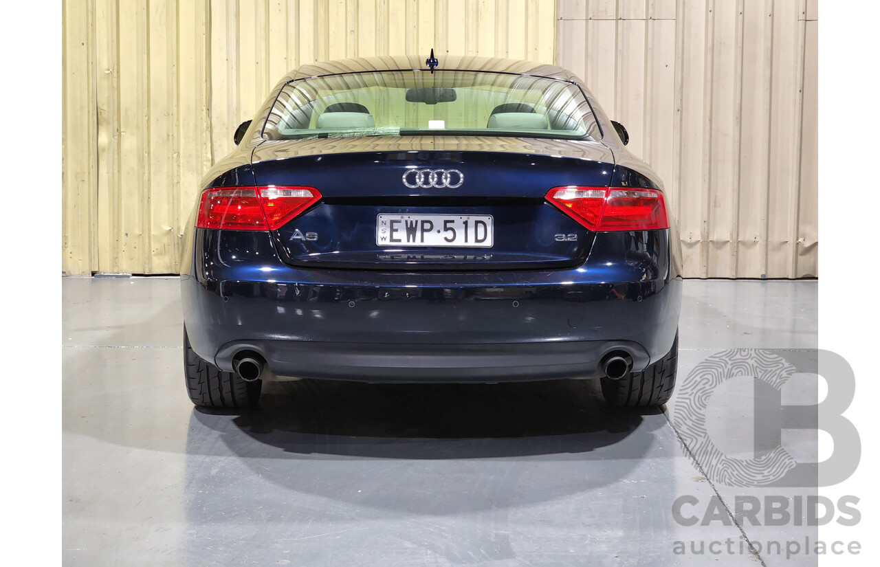 4/2009 Audi A5 3.2 FSI 8T 2d Coupe Blue 3.2L V6