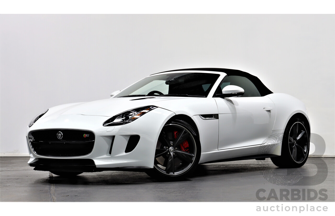 1/2013 Jaguar F-Type V8 S  2d Roadster White 5.0L Supercharged V8 (statutory write-off)