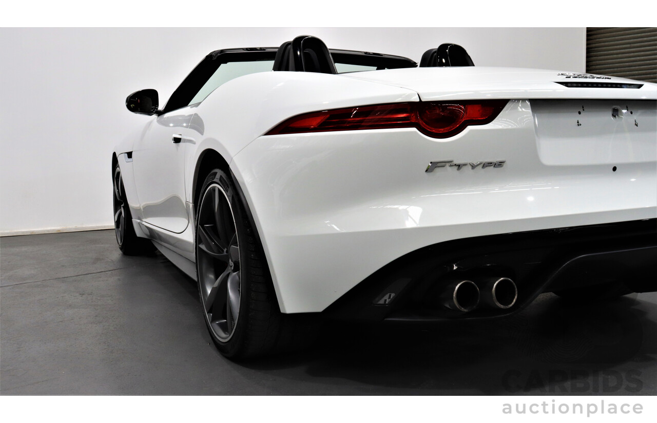 1/2013 Jaguar F-Type V8 S  2d Roadster White 5.0L Supercharged V8 (statutory write-off)