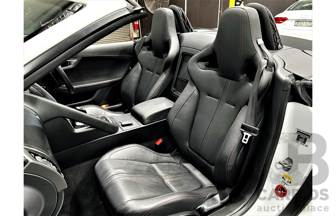 1/2013 Jaguar F-Type V8 S  2d Roadster White 5.0L Supercharged V8 (statutory write-off)