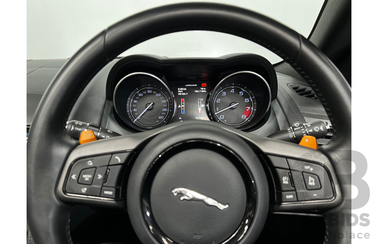 1/2013 Jaguar F-Type V8 S  2d Roadster White 5.0L Supercharged V8 (statutory write-off)