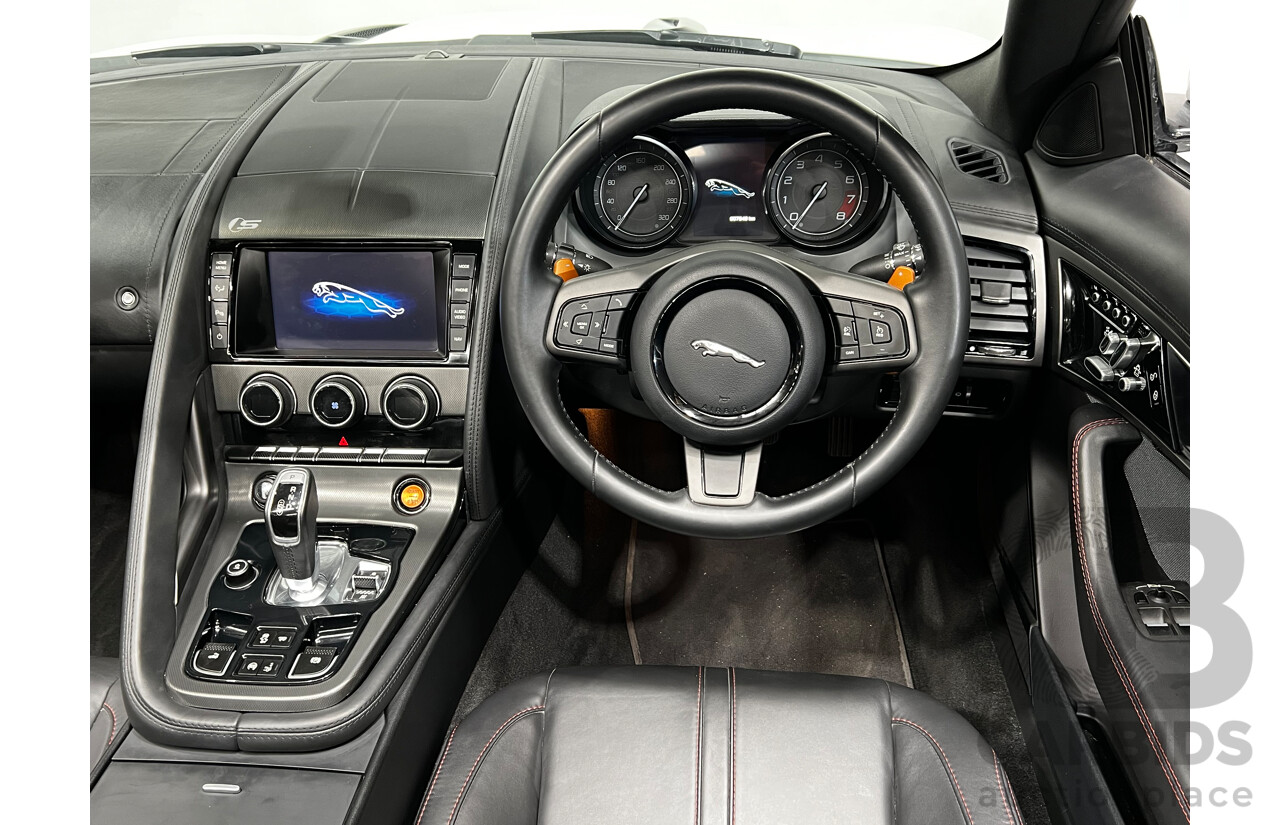 1/2013 Jaguar F-Type V8 S  2d Roadster White 5.0L Supercharged V8 (statutory write-off)