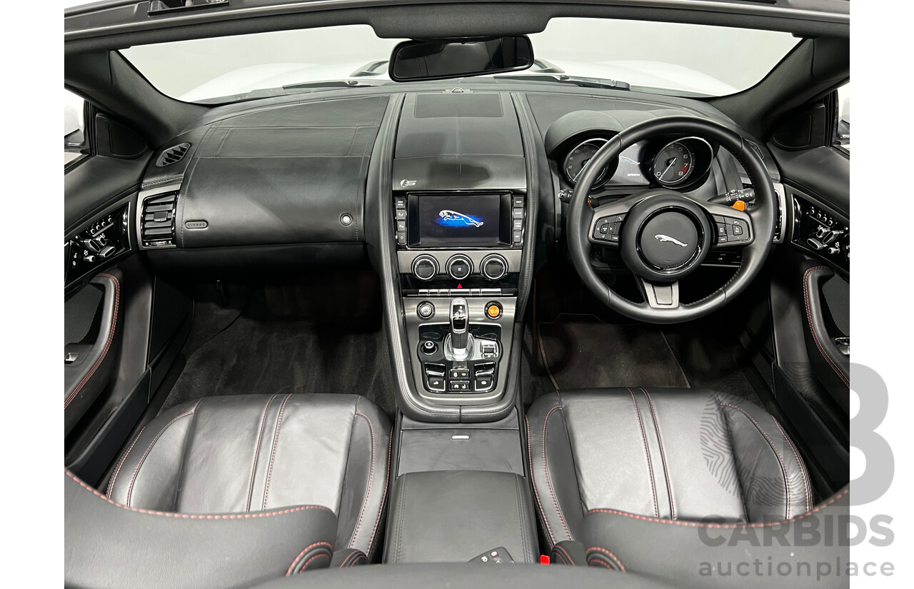 1/2013 Jaguar F-Type V8 S  2d Roadster White 5.0L Supercharged V8 (statutory write-off)
