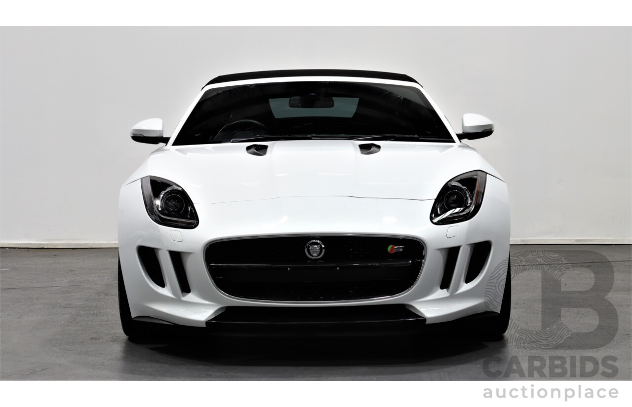 1/2013 Jaguar F-Type V8 S  2d Roadster White 5.0L Supercharged V8 (statutory write-off)