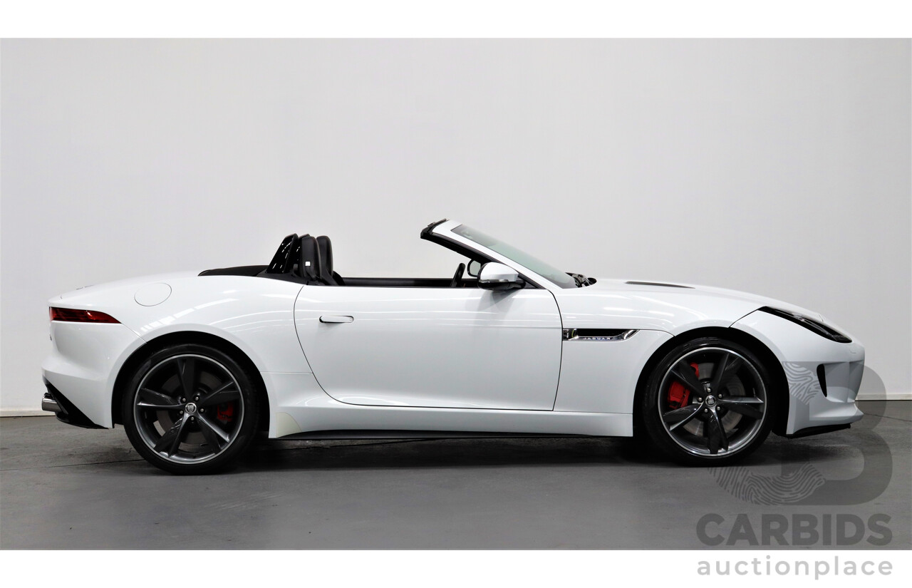 1/2013 Jaguar F-Type V8 S  2d Roadster White 5.0L Supercharged V8 (statutory write-off)