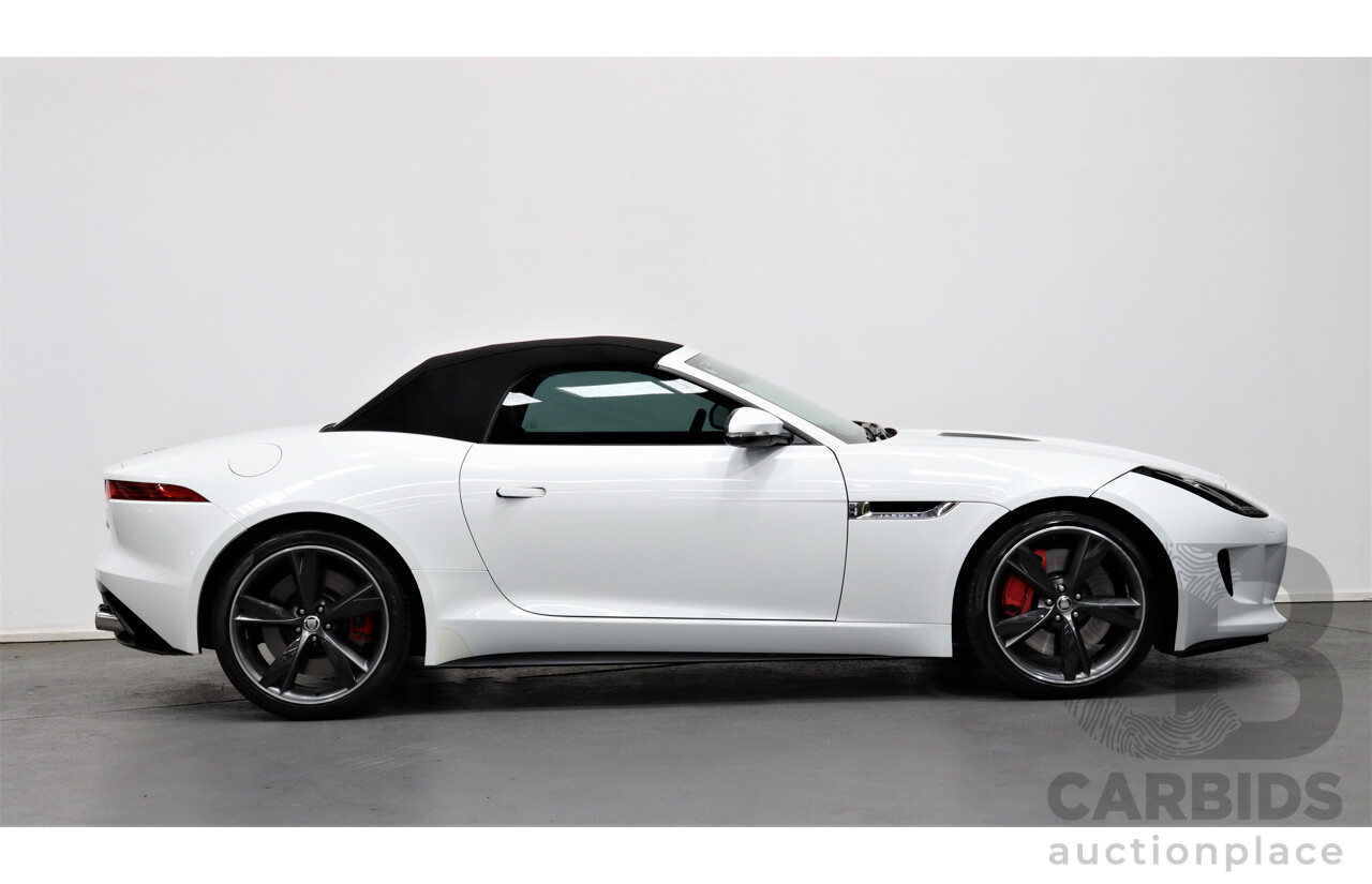 1/2013 Jaguar F-Type V8 S  2d Roadster White 5.0L Supercharged V8 (statutory write-off)