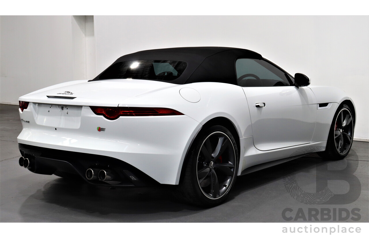 1/2013 Jaguar F-Type V8 S  2d Roadster White 5.0L Supercharged V8 (statutory write-off)