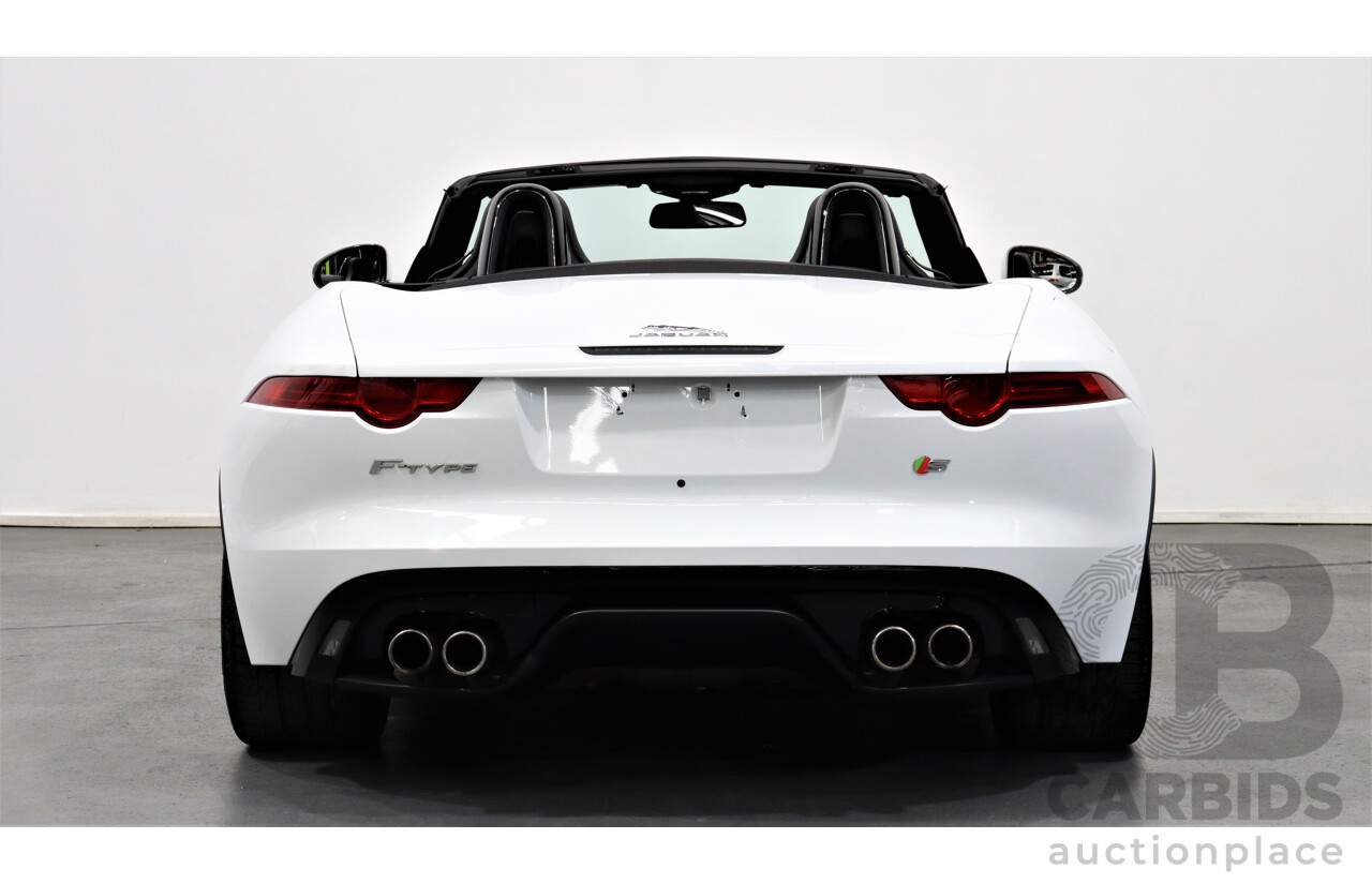 1/2013 Jaguar F-Type V8 S  2d Roadster White 5.0L Supercharged V8 (statutory write-off)